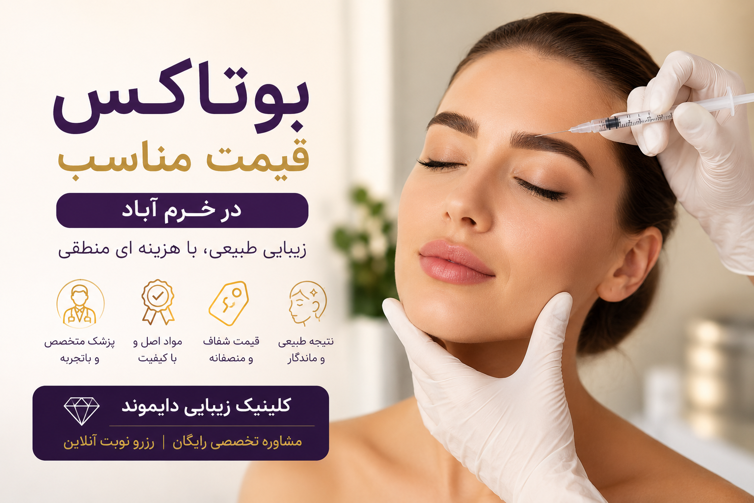 قیمت بوتاکس در خرم آباد
